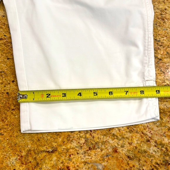 Z-BRAND WOMENS WHITE COTTON KNEE LENGTH SHORTS WITH STITCH DETAILING IN SIZE 28 - Picture 12 of 13